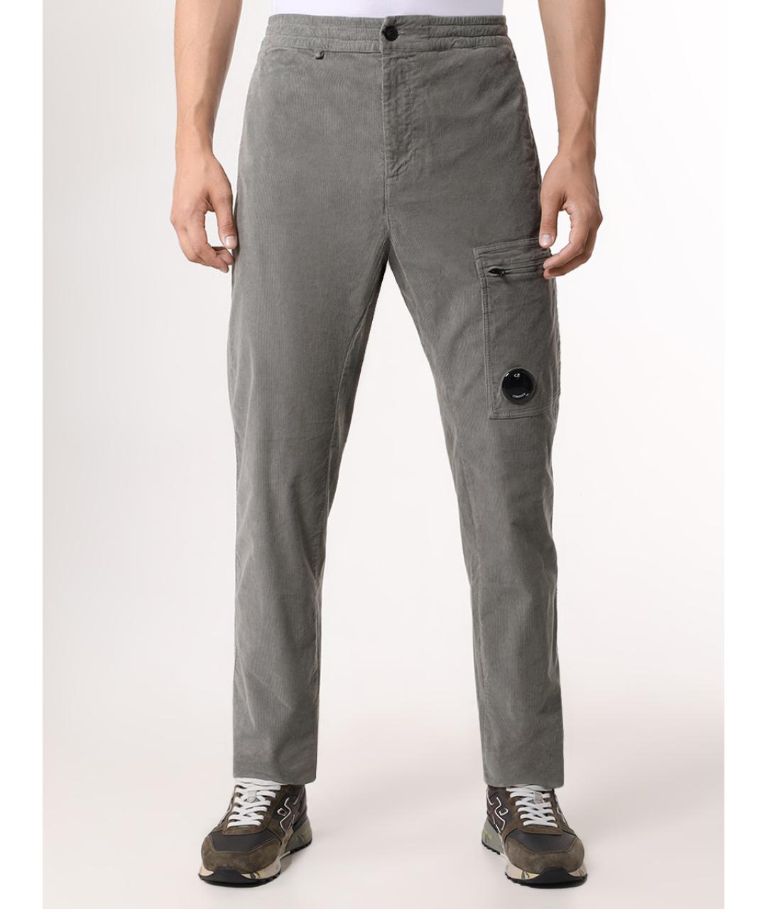CP COMPANY Серые повседневные брюки, фото 4