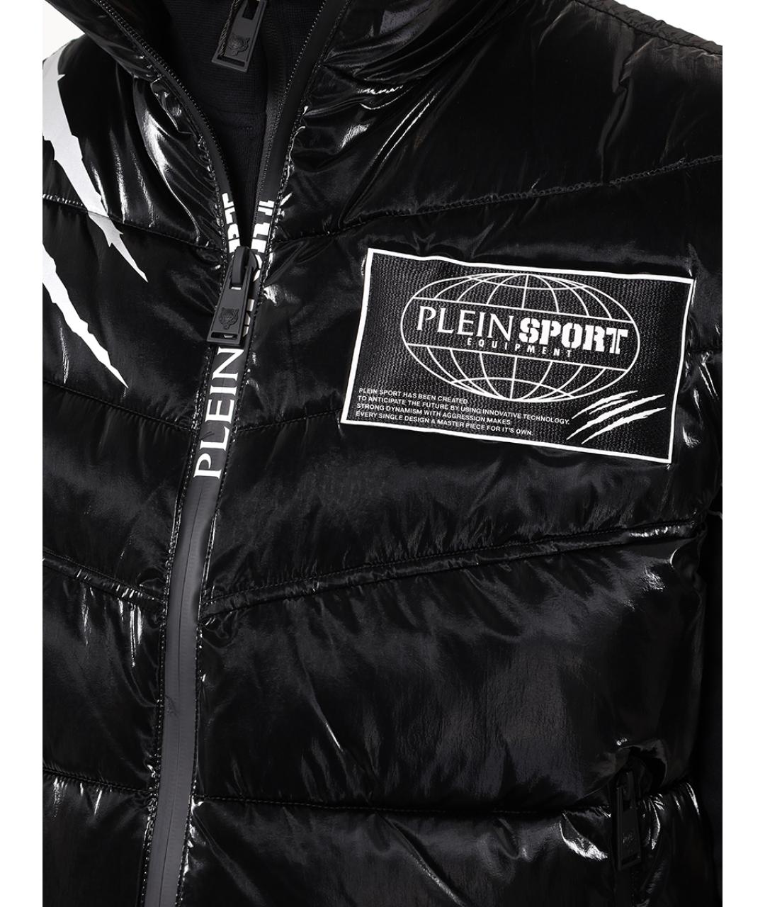 PLEIN SPORT Черный жилет, фото 5