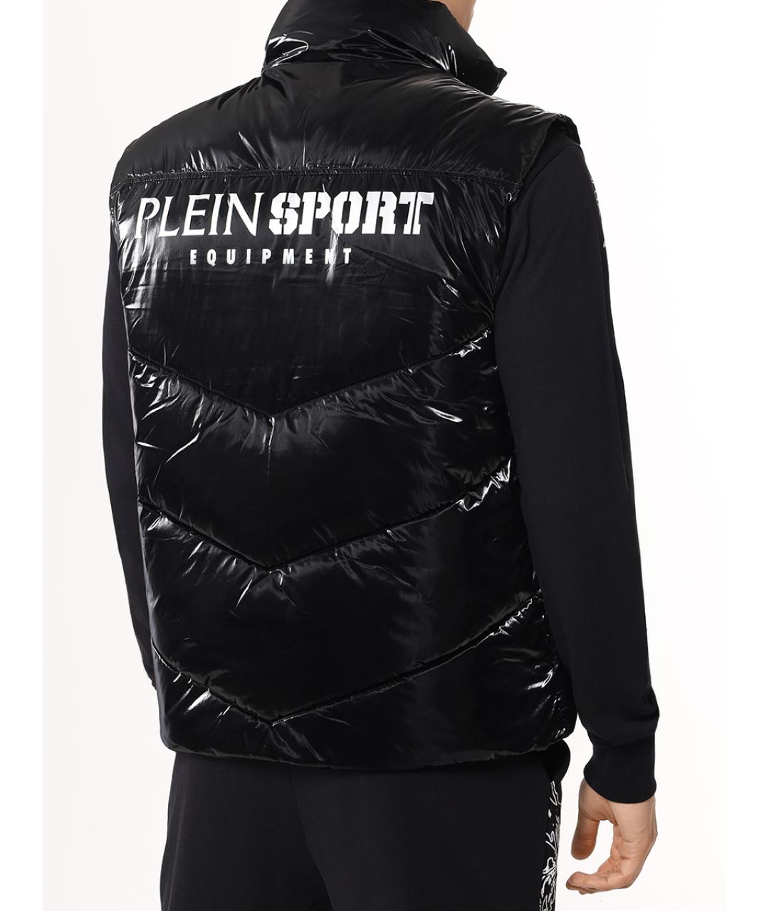 PLEIN SPORT Черный жилет, фото 3