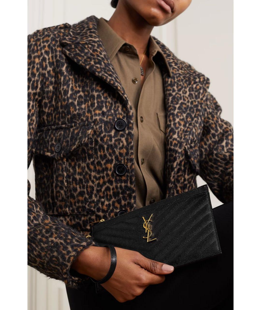 SAINT LAURENT Черная сумка с короткими ручками, фото 5