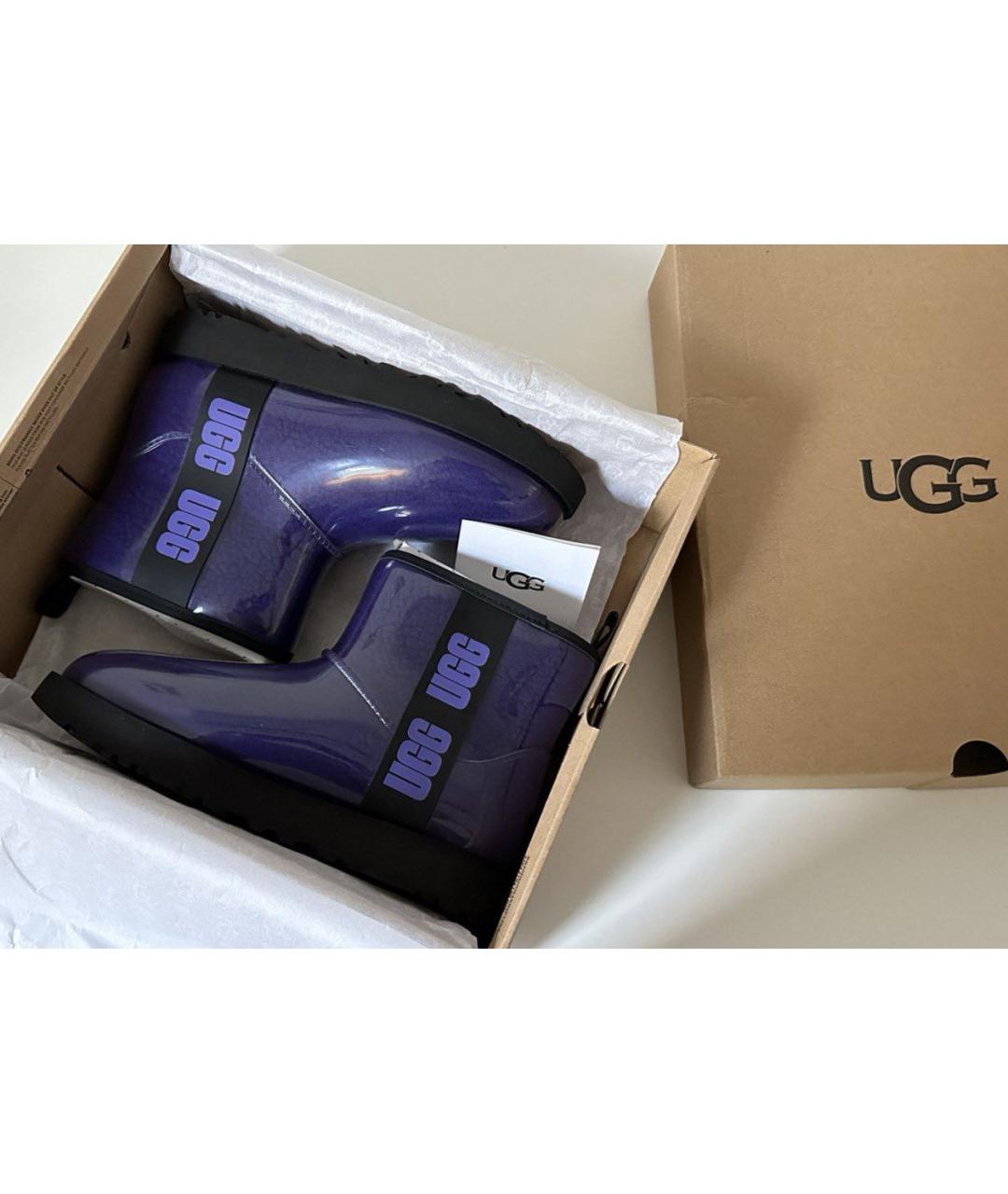 UGG AUSTRALIA Фиолетовые ботинки, фото 3