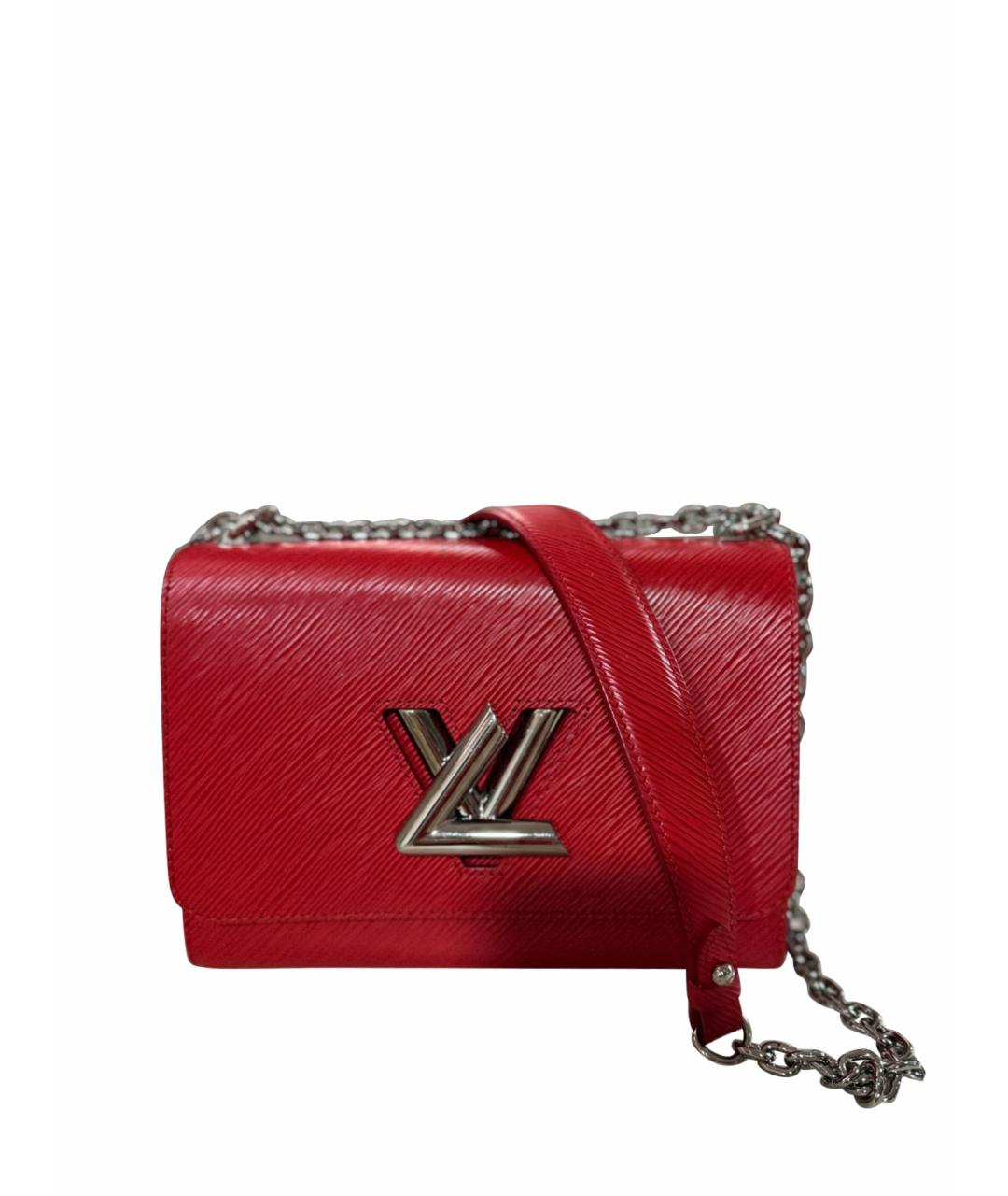 LOUIS VUITTON Красная кожаная сумка через плечо, фото 1