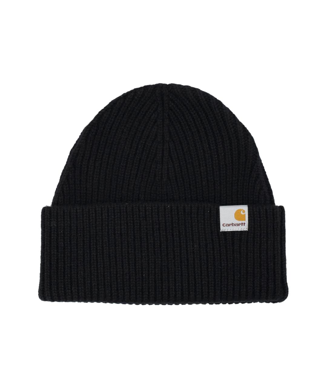 CARHARTT WIP Черная шерстяная шапка, фото 1