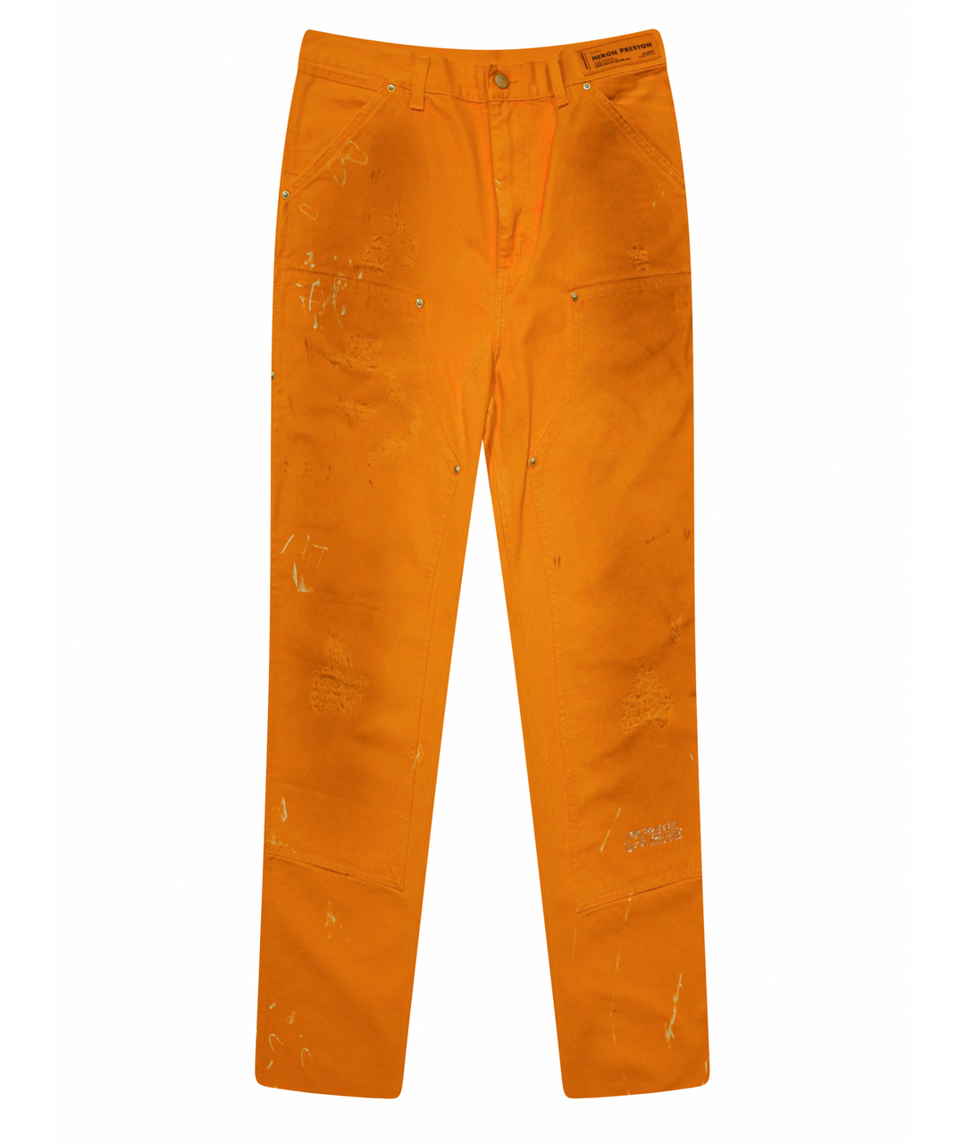 HERON PRESTON Оранжевое прямые джинсы, фото 1