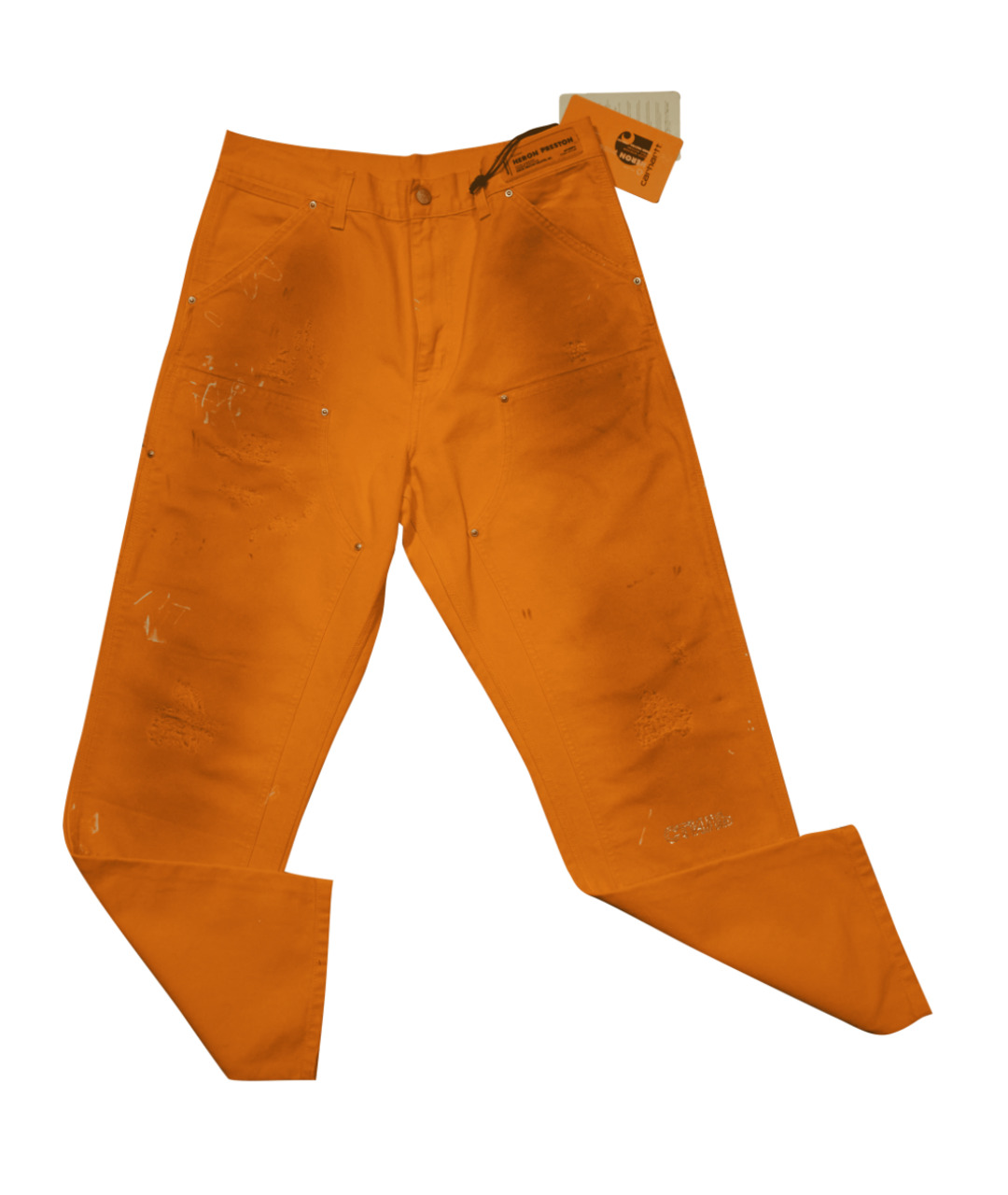 HERON PRESTON Оранжевое прямые джинсы, фото 2