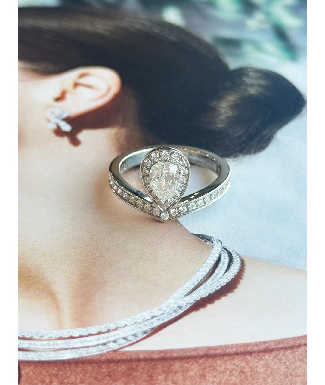 CHAUMET Серебряное кольцо из белого золота, фото 6