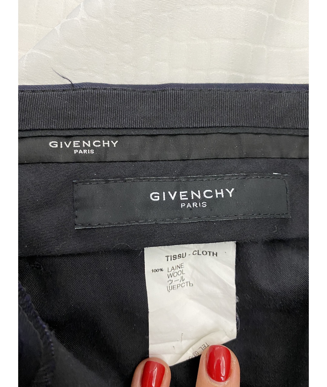 GIVENCHY Синий классический костюм, фото 8