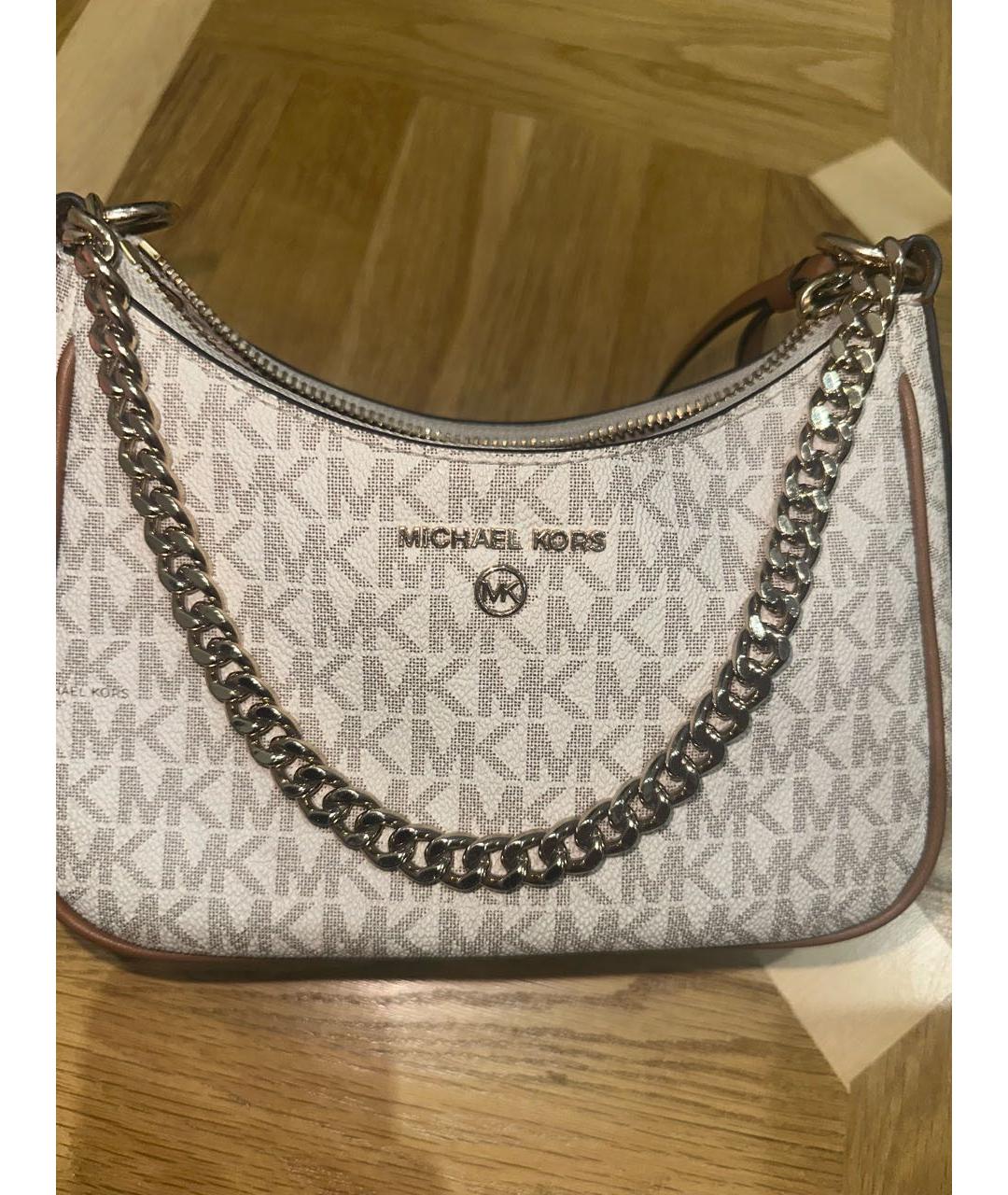 MICHAEL KORS Бежевая сумка с короткими ручками, фото 5