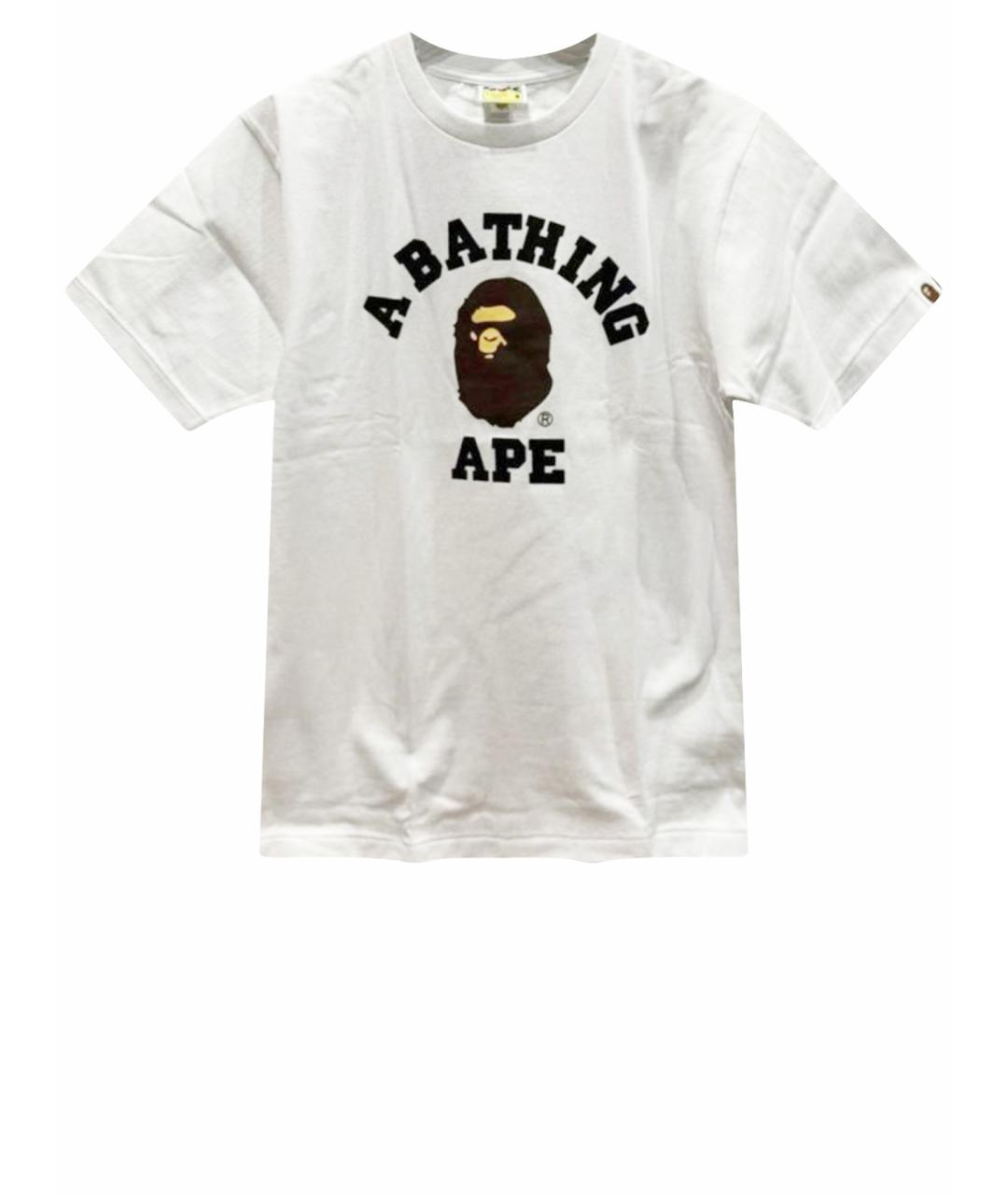 A BATHING APE Белая футболка, фото 1