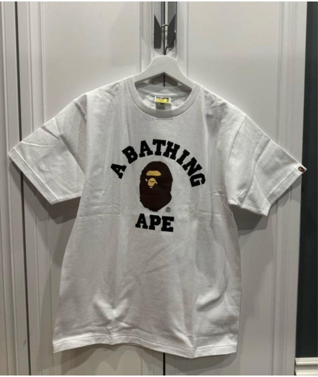 A BATHING APE Белая футболка, фото 6