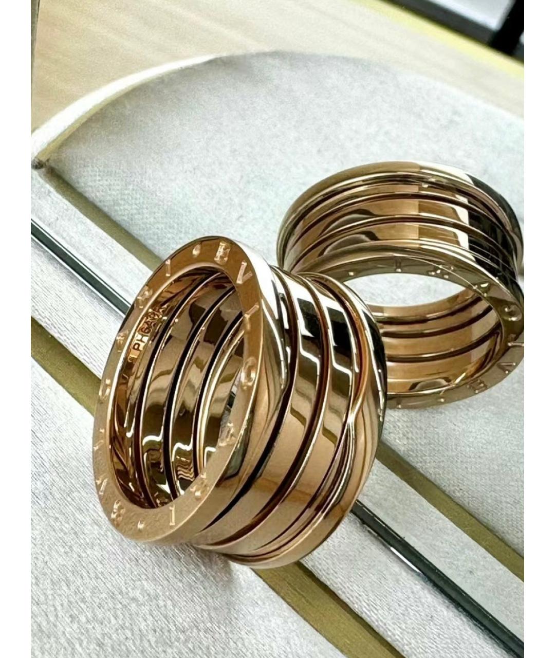 BVLGARI Розовое кольцо из розового золота, фото 4