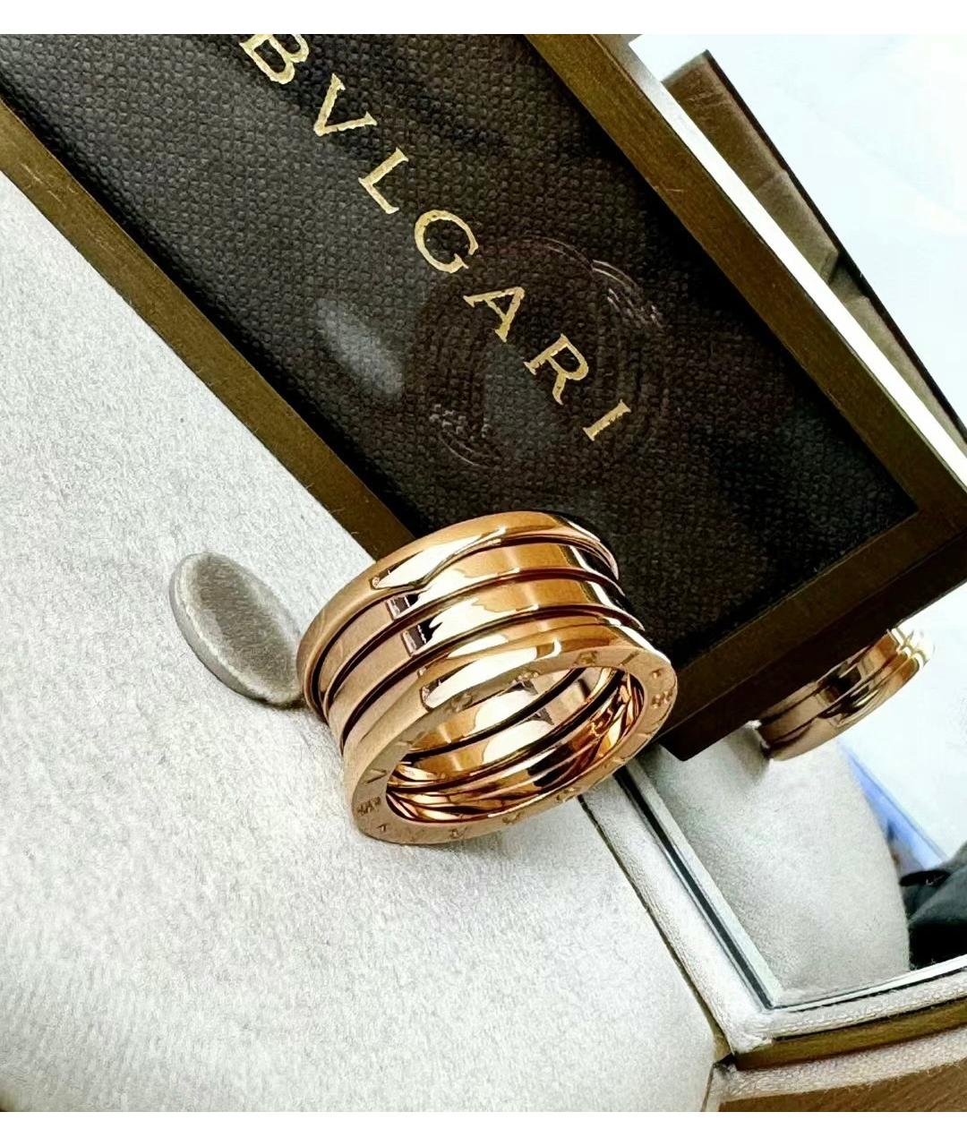 BVLGARI Розовое кольцо из розового золота, фото 2