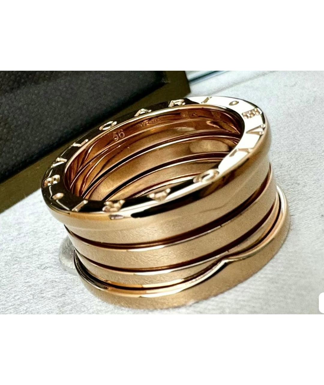 BVLGARI Розовое кольцо из розового золота, фото 3