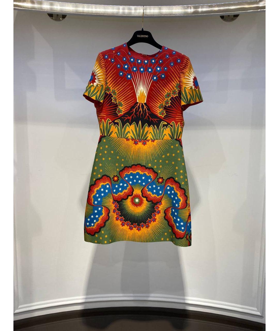 VALENTINO Мульти повседневное платье, фото 2