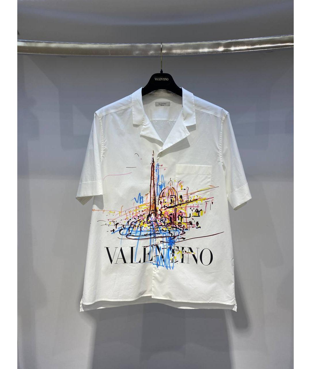 VALENTINO Белая кэжуал рубашка, фото 2