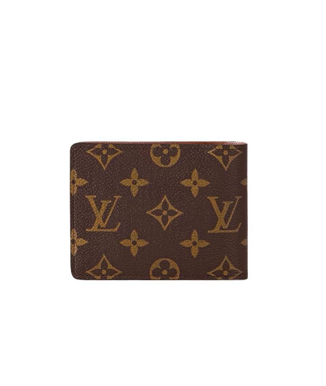 LOUIS VUITTON Коричневый кошелек, фото 2