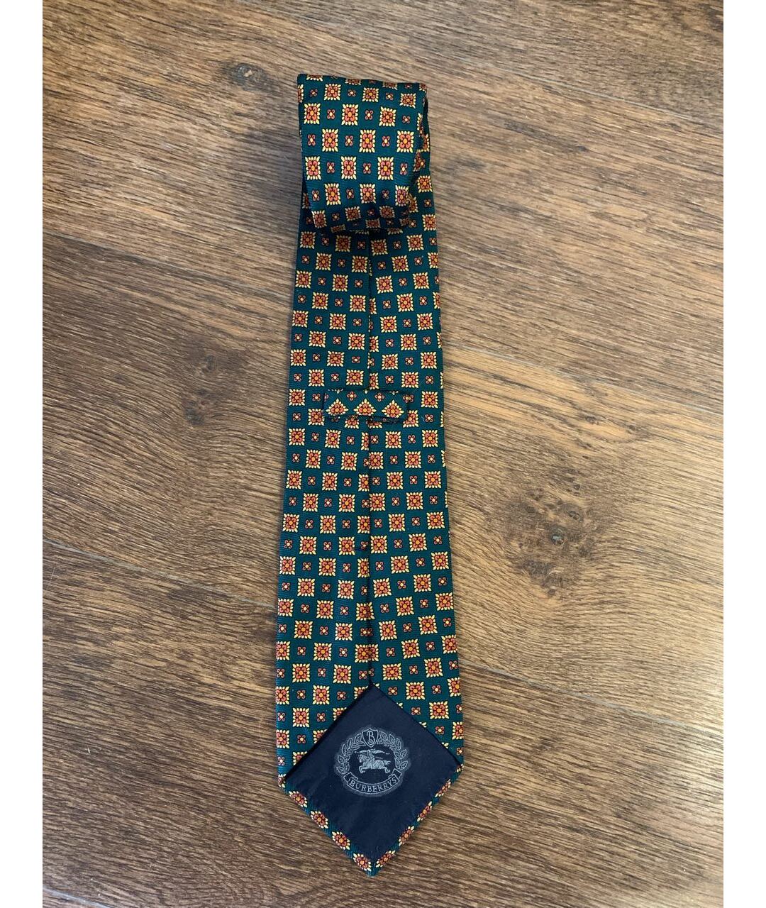 BURBERRY VINTAGE Мульти шелковый галстук, фото 3