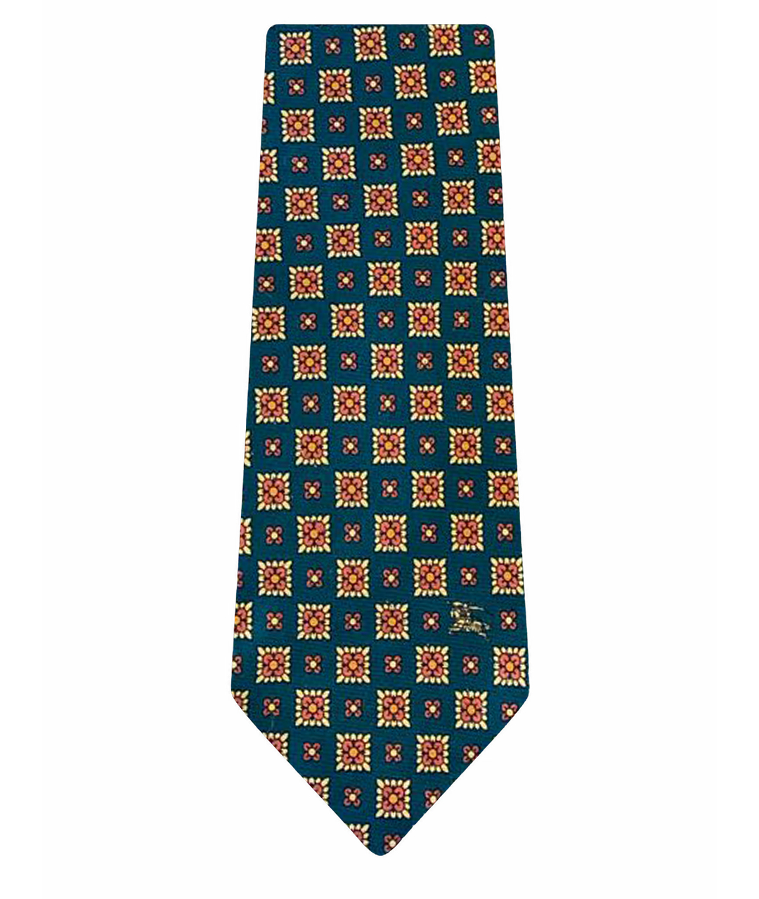 BURBERRY VINTAGE Мульти шелковый галстук, фото 1
