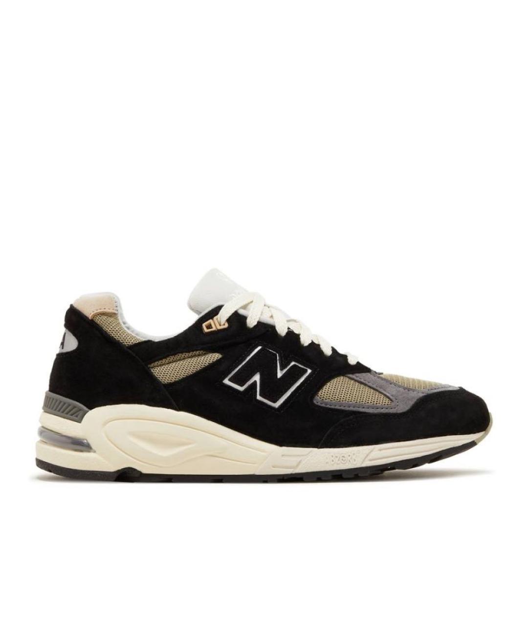 NEW BALANCE Черные замшевые низкие кроссовки / кеды, фото 9