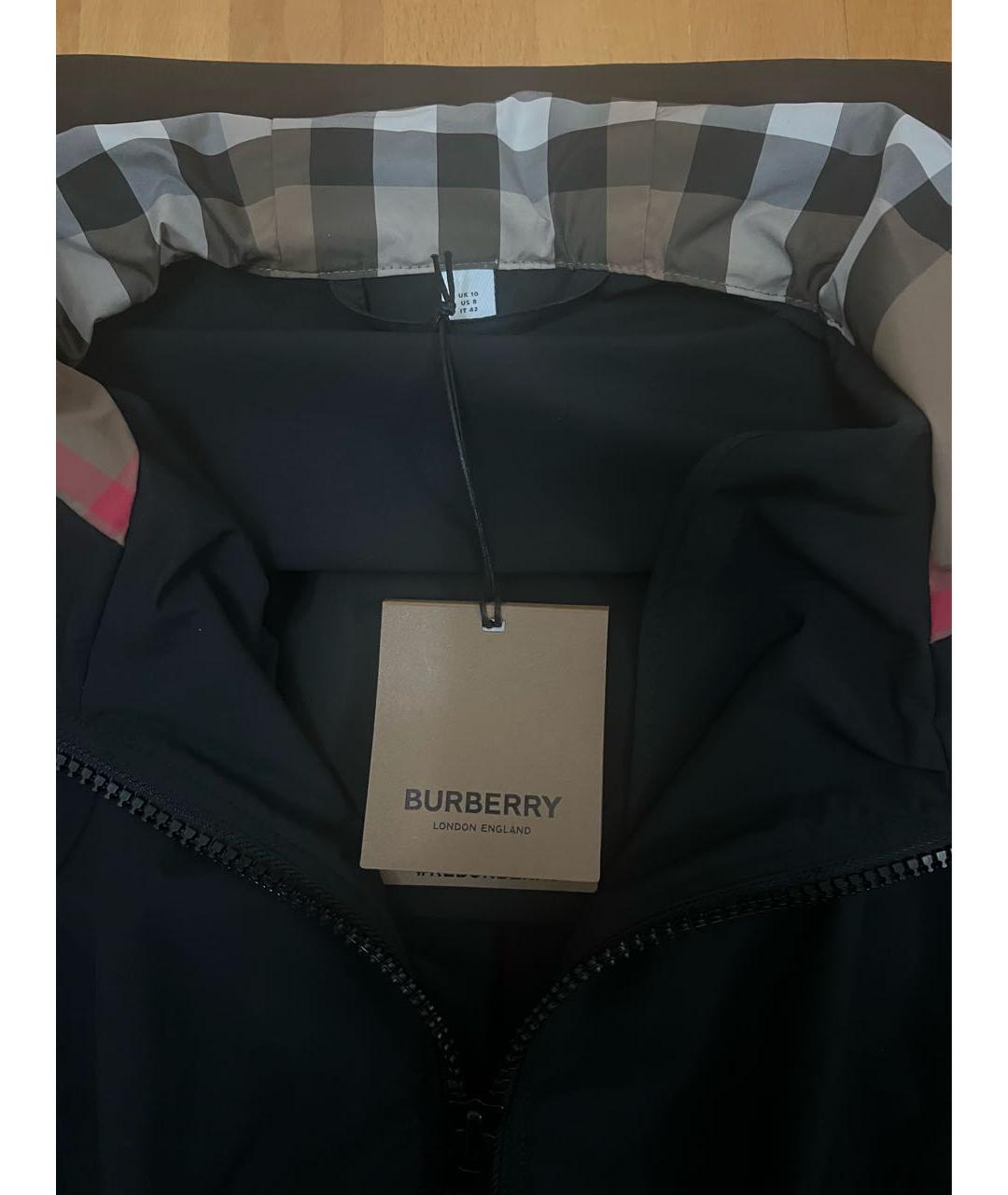 BURBERRY Черная куртка, фото 5