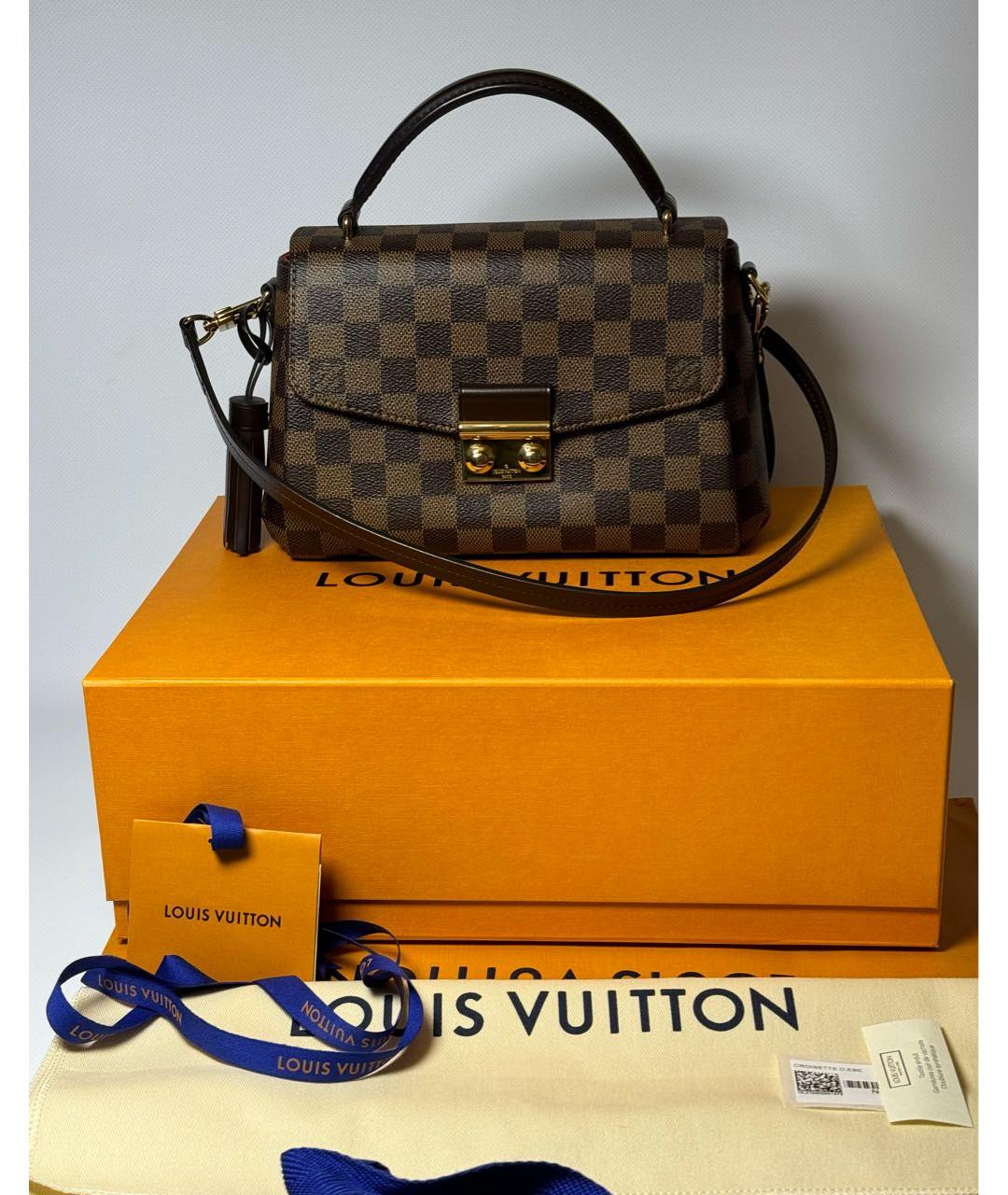 LOUIS VUITTON Коричневая сумка через плечо, фото 7