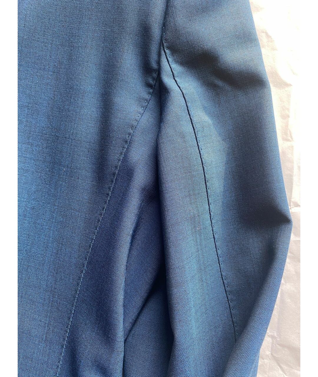 DOLCE&GABBANA Синий шерстяной жакет/пиджак, фото 7