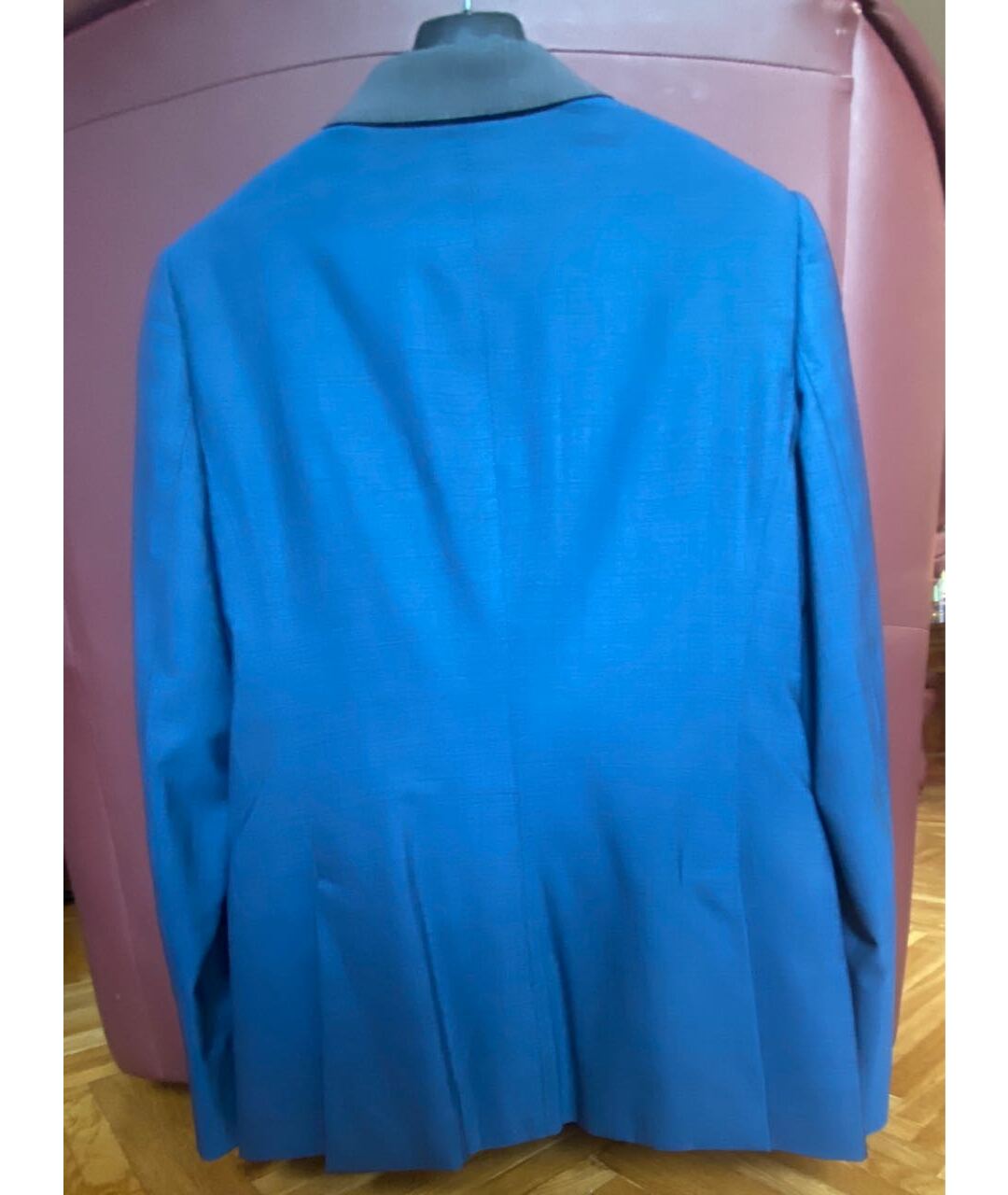 DOLCE&GABBANA Синий шерстяной жакет/пиджак, фото 2