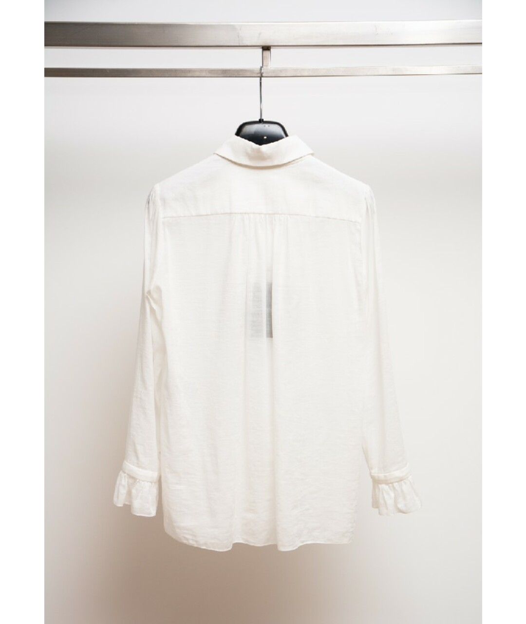 SAINT LAURENT Белая хлопковая рубашка, фото 5
