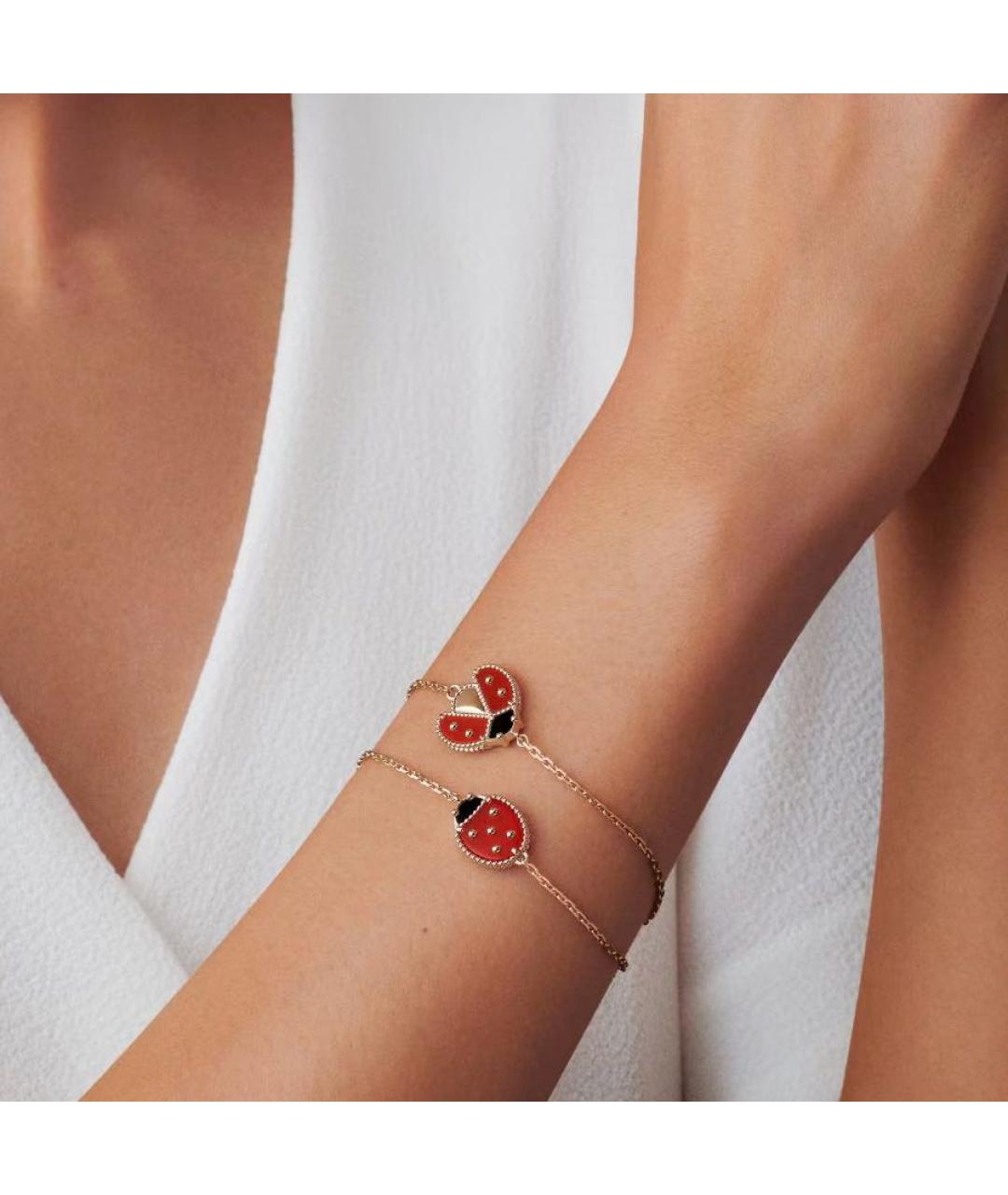 VAN CLEEF & ARPELS Коралловый браслет из розового золота, фото 4