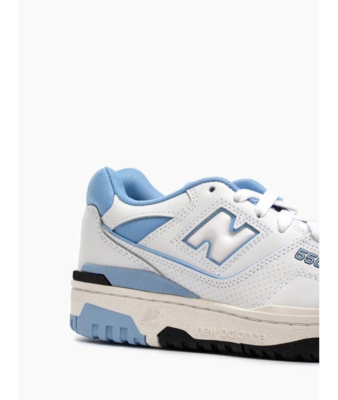 NEW BALANCE Голубые кожаные кеды, фото 4