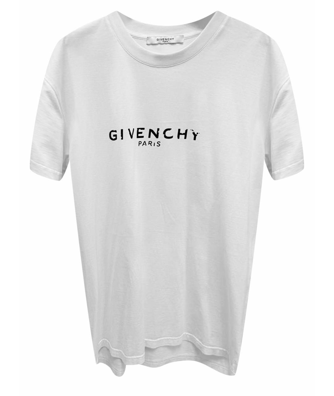 GIVENCHY Белая хлопковая футболка, фото 1