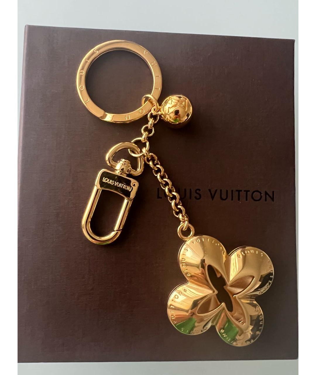 LOUIS VUITTON Золотой брелок, фото 7