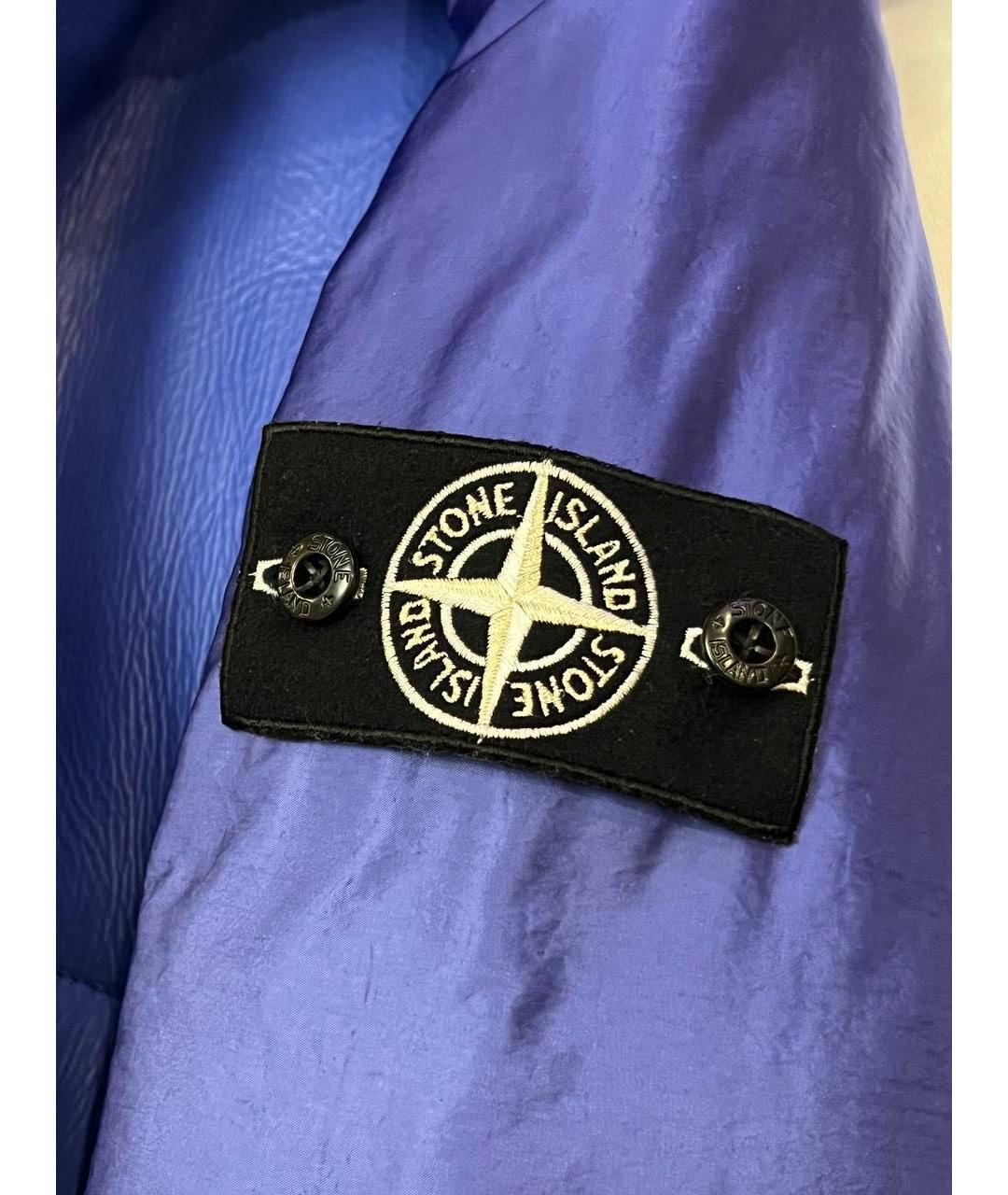 STONE ISLAND Синяя дубленка, фото 5