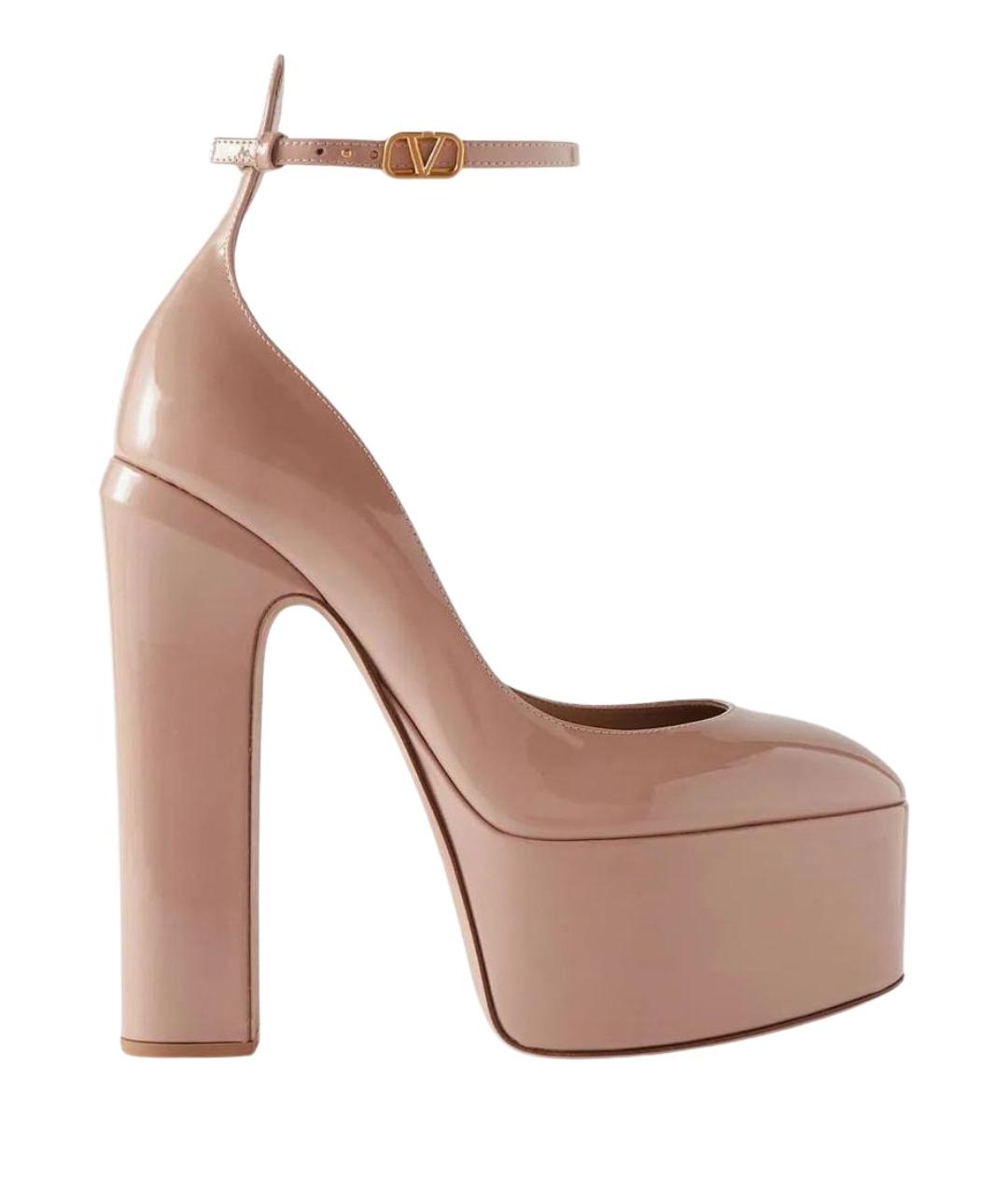 VALENTINO Розовые туфли из лакированной кожи, фото 1
