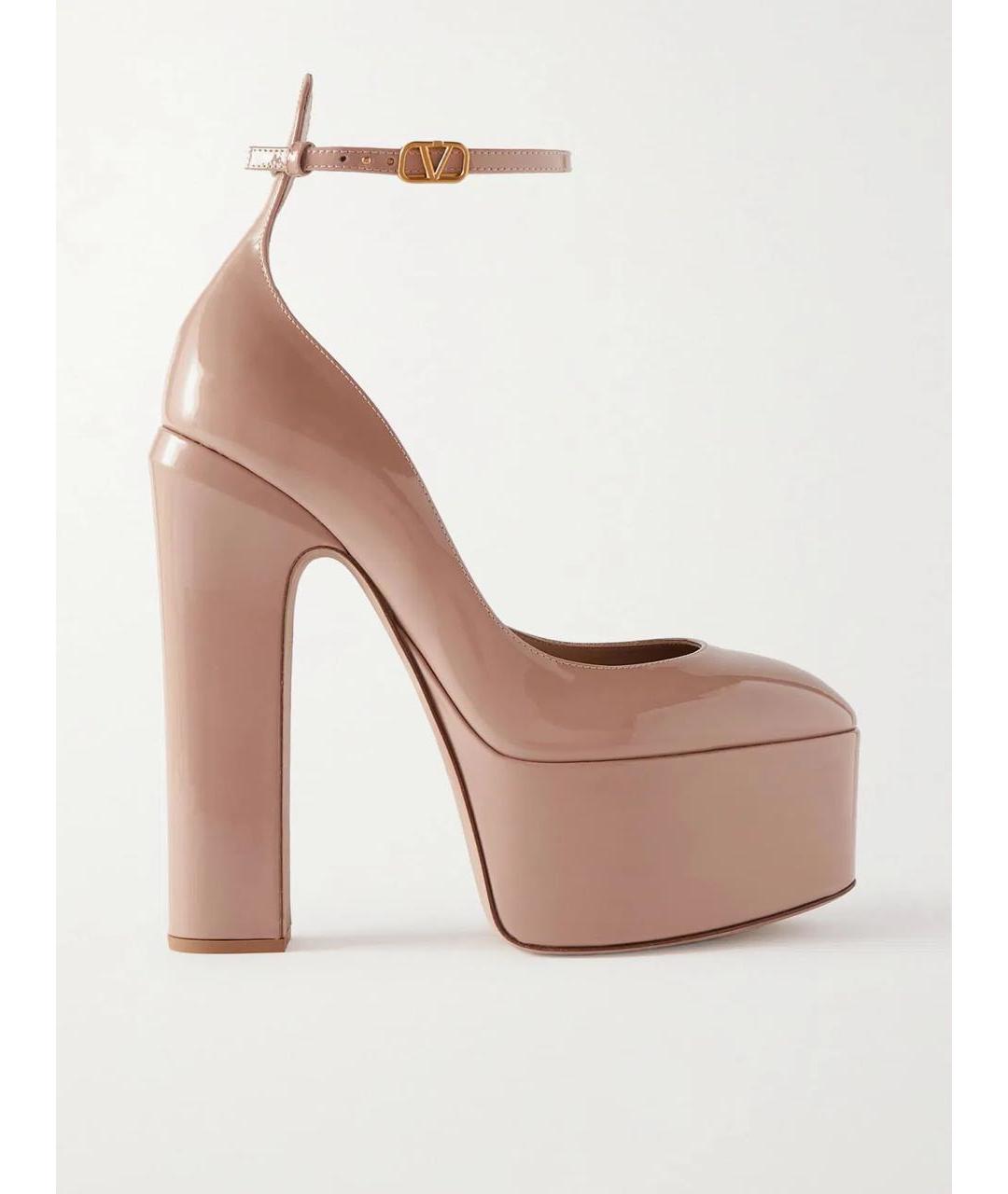 VALENTINO Розовые туфли из лакированной кожи, фото 5