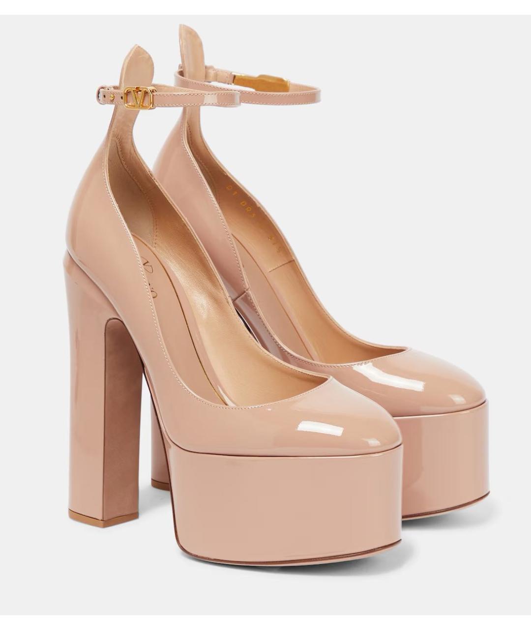 VALENTINO Розовые туфли из лакированной кожи, фото 2