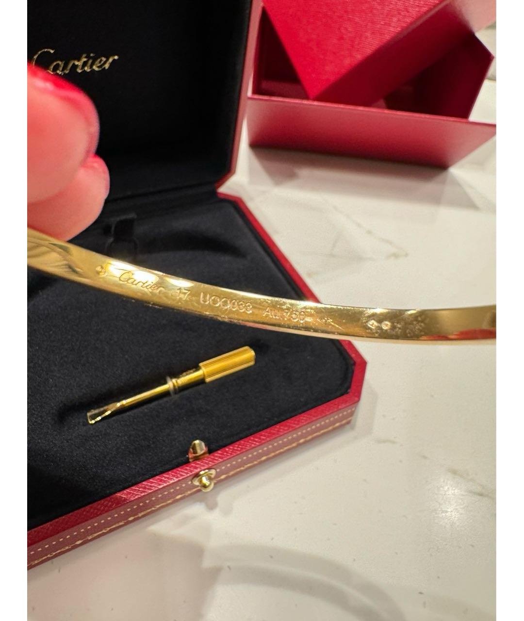 CARTIER Золотой браслет из желтого золота, фото 8