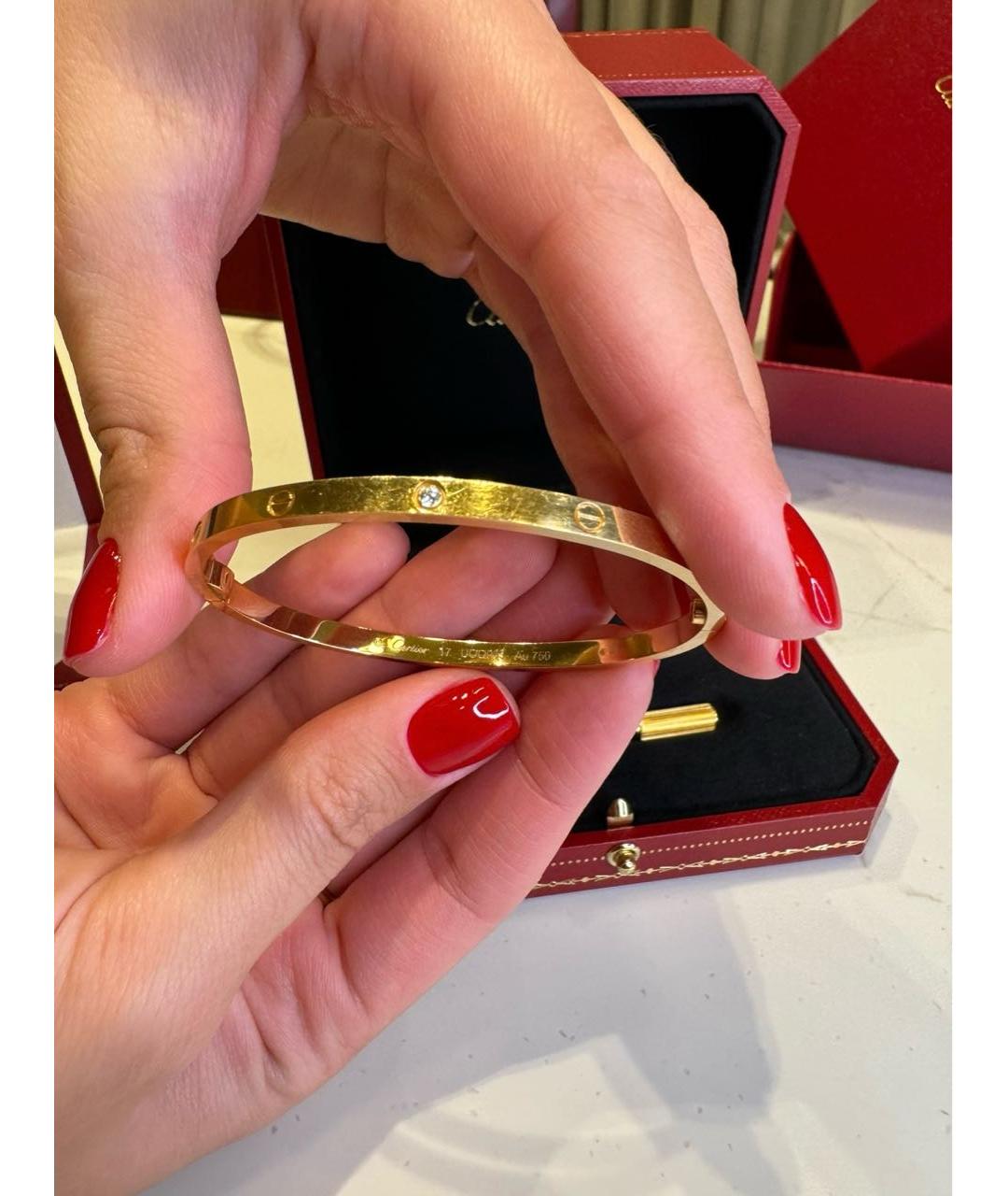 CARTIER Золотой браслет из желтого золота, фото 7