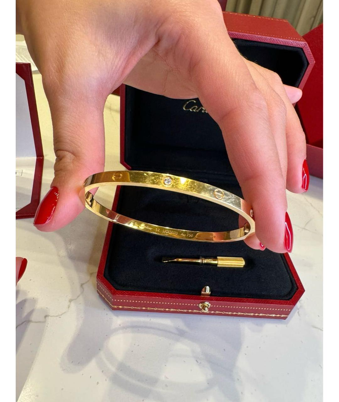 CARTIER Золотой браслет из желтого золота, фото 6