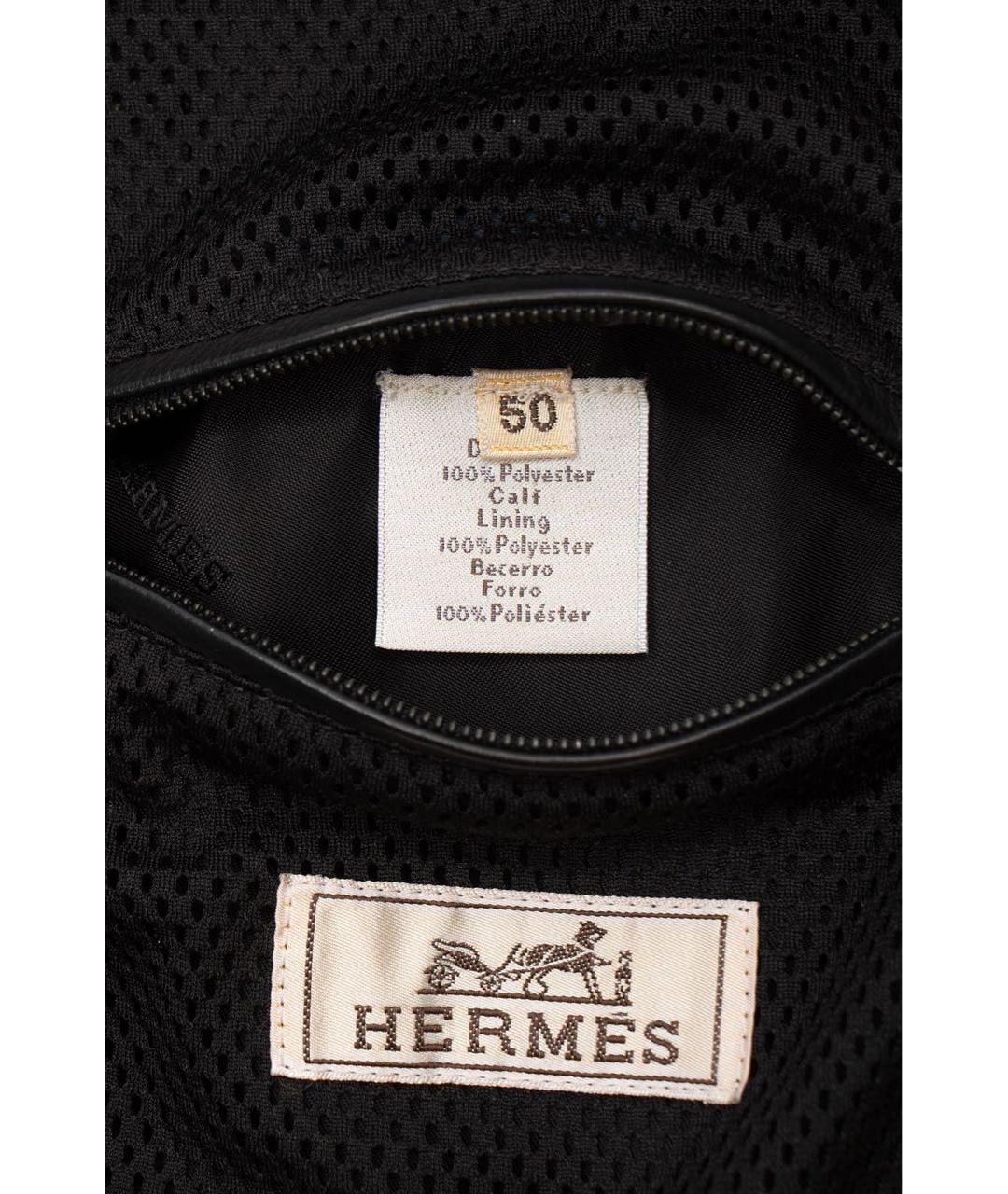 HERMES Черная кожаная куртка, фото 6