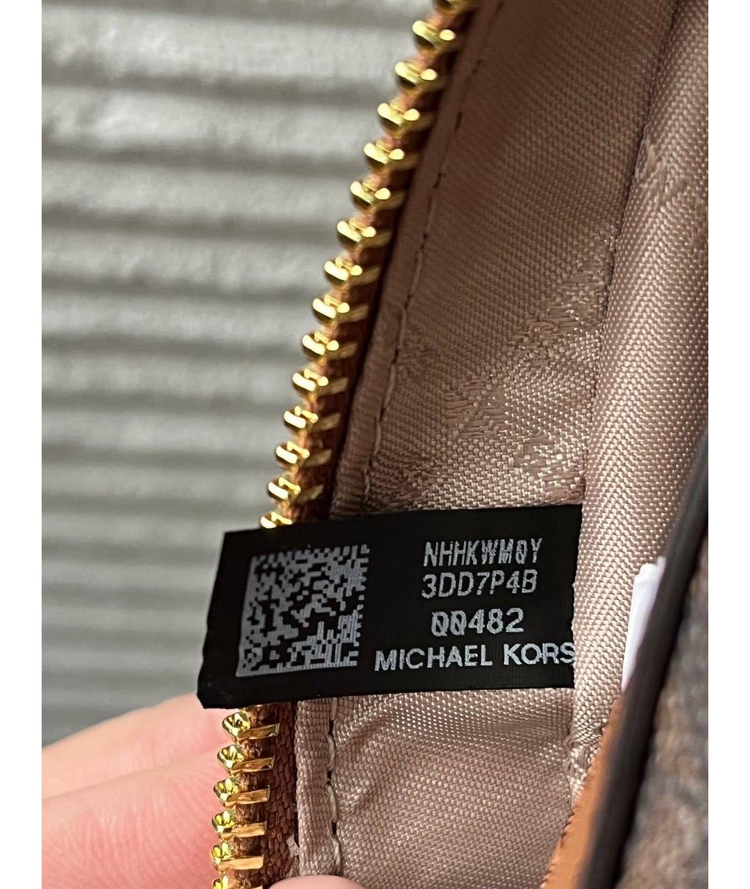 MICHAEL KORS Коричневый кожаный рюкзак, фото 5