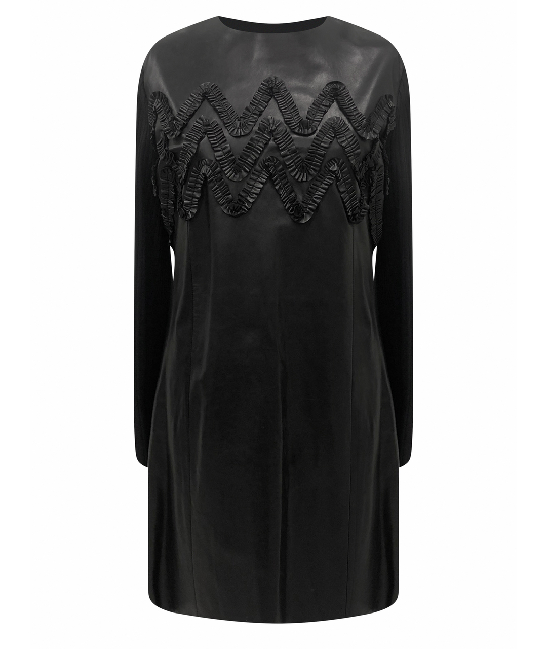 LOUIS VUITTON PRE-OWNED Черное кожаное платье, фото 1
