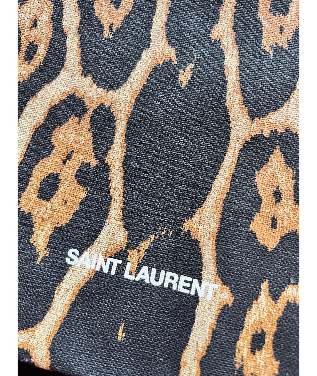 SAINT LAURENT Мульти хлопковая сумка тоут, фото 7