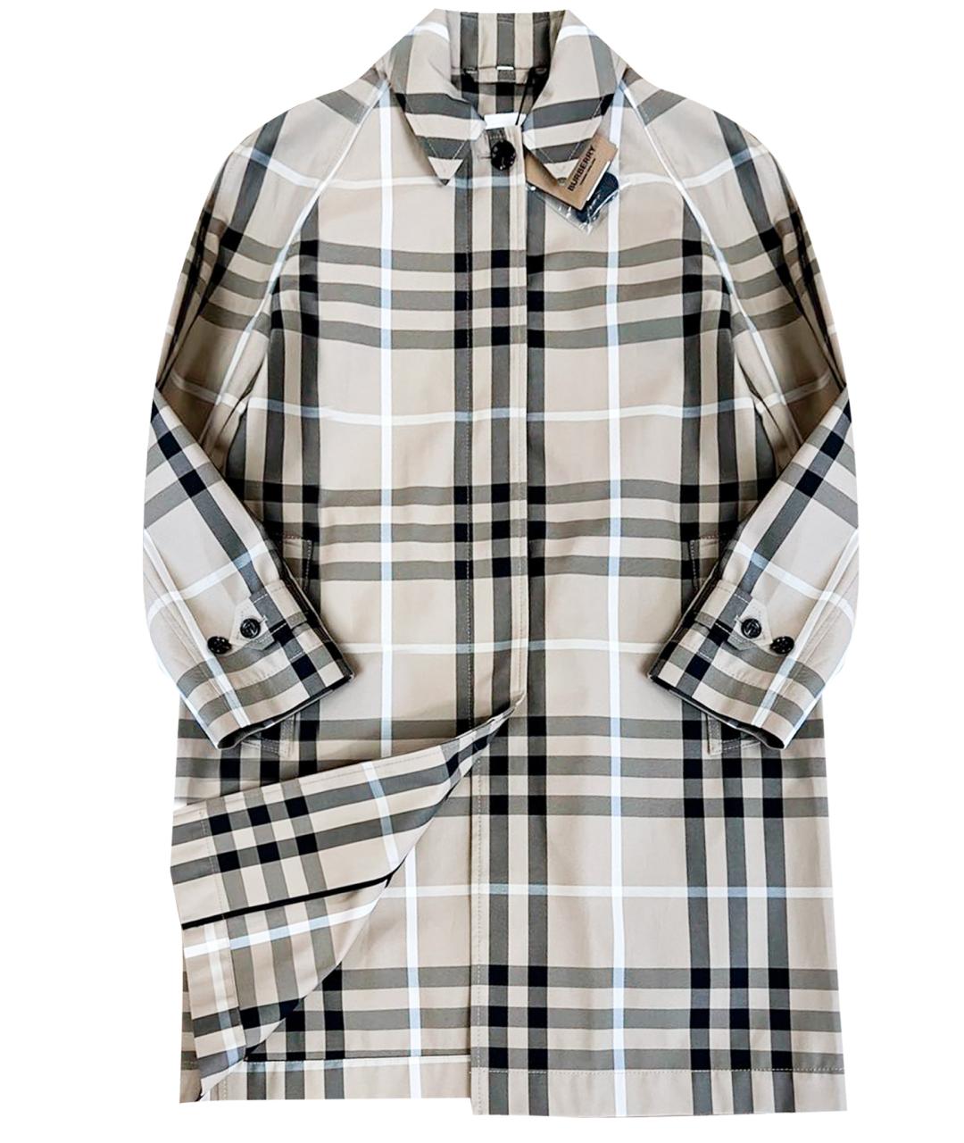 BURBERRY Коричневая полиэстеровая куртка, фото 1