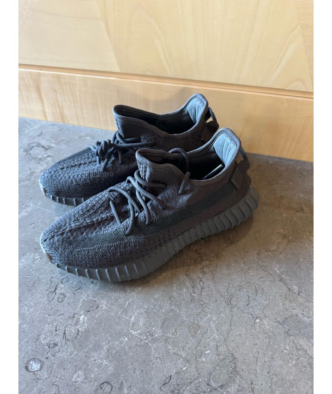 ADIDAS YEEZY Черные текстильные кроссовки, фото 2