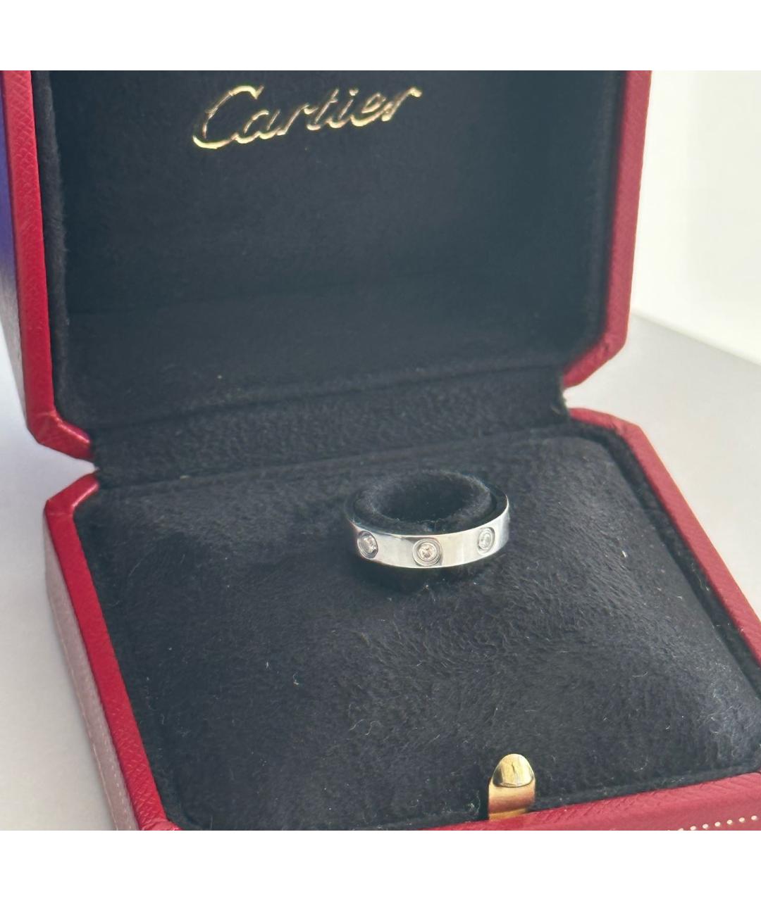 CARTIER Серебряное кольцо из белого золота, фото 3