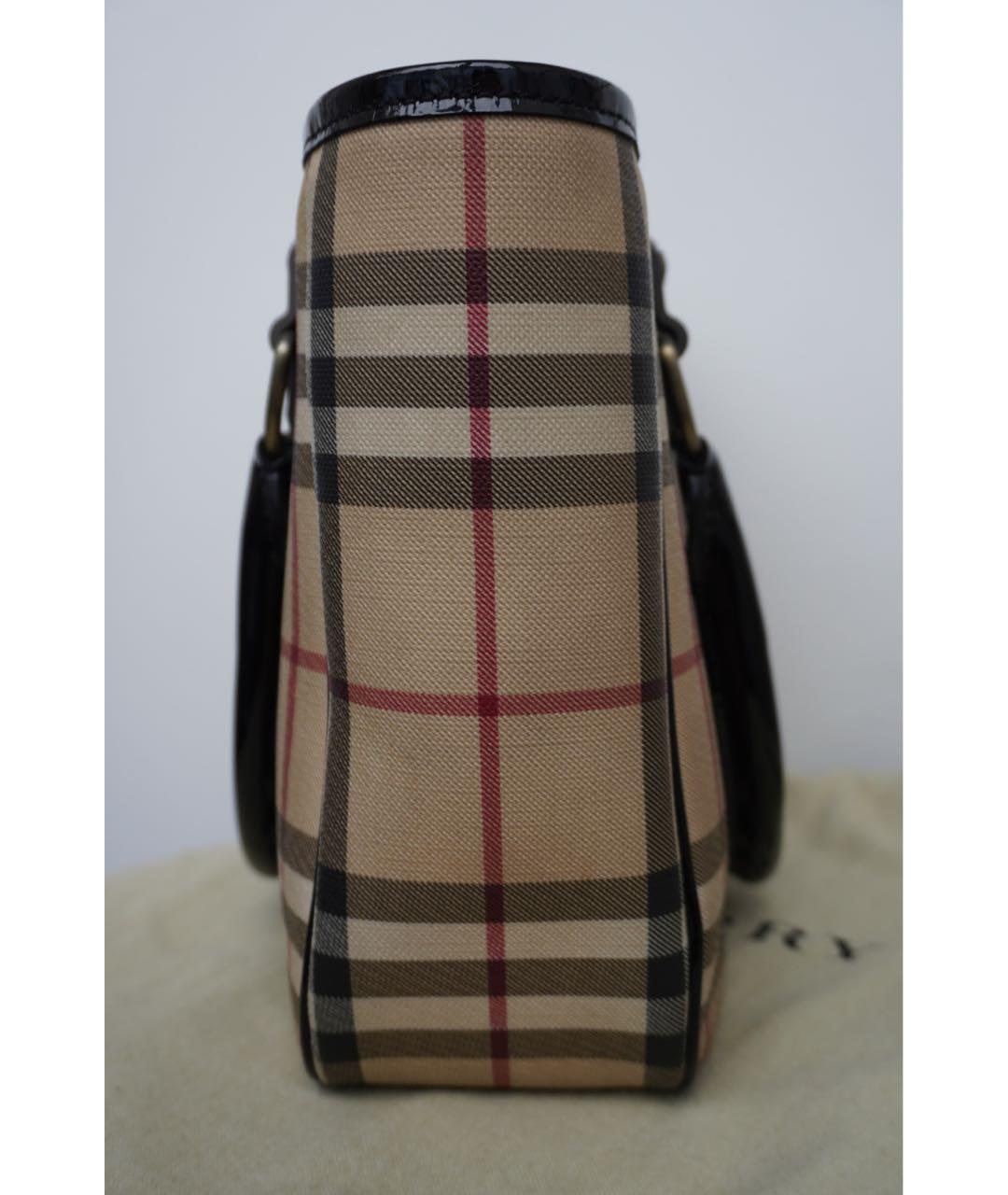 BURBERRY Мульти кожаная сумка тоут, фото 3