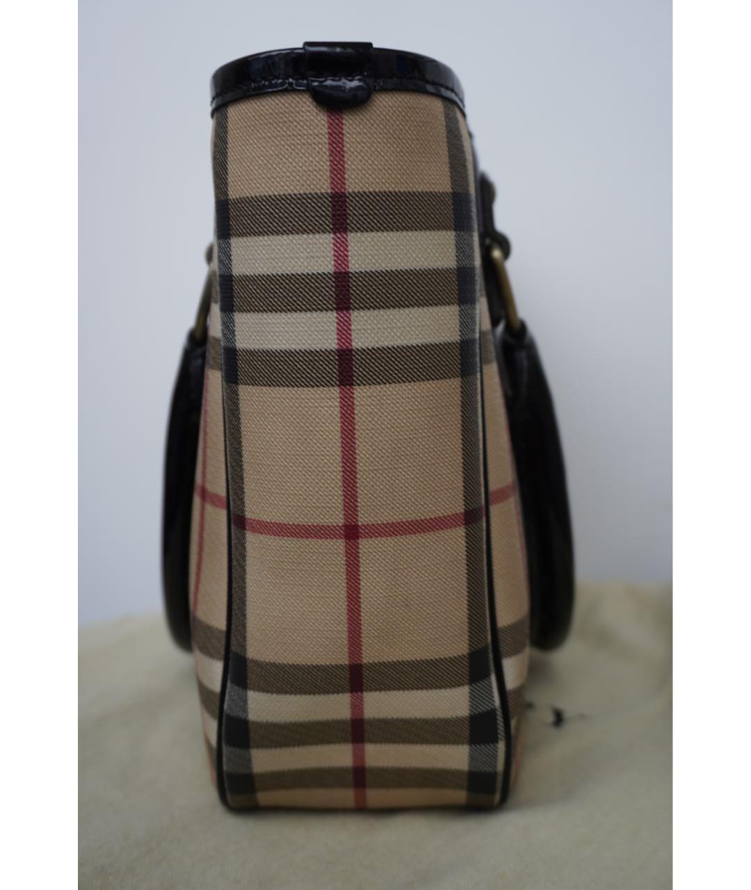 BURBERRY Мульти кожаная сумка тоут, фото 4