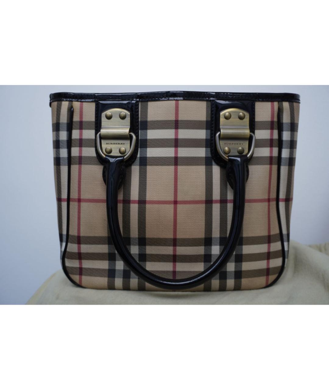 BURBERRY Мульти кожаная сумка тоут, фото 2