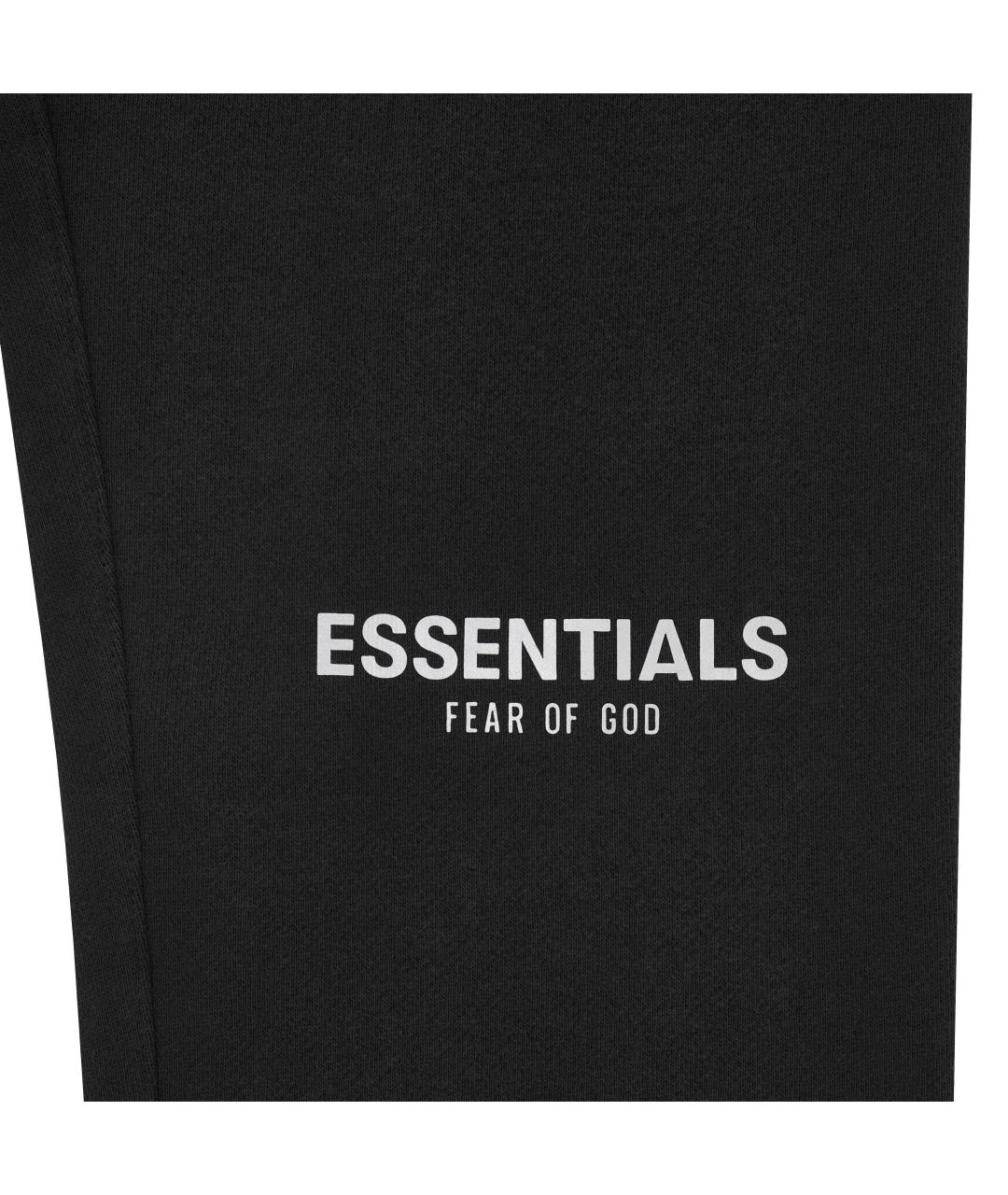 FEAR OF GOD ESSENTIALS Черные хлопковые повседневные брюки, фото 3